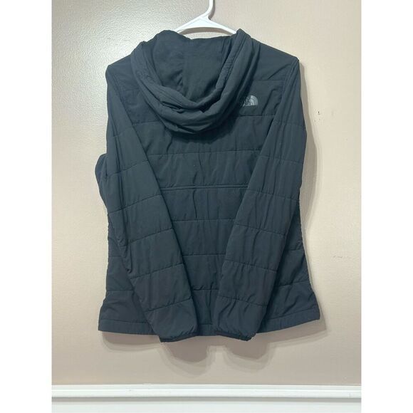 The North Face Mountain Sweatshirt Full Zip Up Hoodie Black Jacket Women's Small - Picture 12 of 12